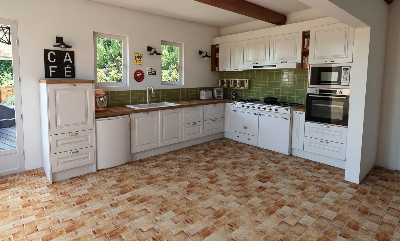 Conception 3D cuisine provençale Tulette